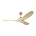 Myhouse Lighting Visual Comfort Fan - 3MAVSM52BBSWWOD - 52"Ceiling Fan - Maverick Smart 52 LED - Burnished Brass