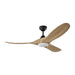 Myhouse Lighting Visual Comfort Fan - 3MAVSM52MBKNHD - 52"Ceiling Fan - Maverick Smart 52 LED - Midnight Black