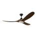 Myhouse Lighting Visual Comfort Fan - 3MAVSM60MBKD - 60"Ceiling Fan - Maverick Smart 60 LED - Midnight Black