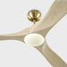 Myhouse Lighting Visual Comfort Fan - 3MAVSM70BBSWWOD - 70"Ceiling Fan - Maverick Smart 70 LED - Burnished Brass