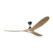 Myhouse Lighting Visual Comfort Fan - 3MAVSM70MBKNHD - 70"Ceiling Fan - Maverick Smart 70 LED - Midnight Black
