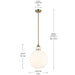 Myhouse Lighting Kichler - 52779CPZ - One Light Pendant - Laria - Champagne Bronze