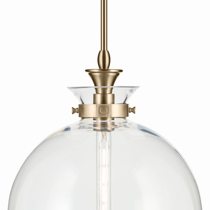 Myhouse Lighting Kichler - 52779CPZCLR - One Light Pendant - Laria - Champagne Bronze