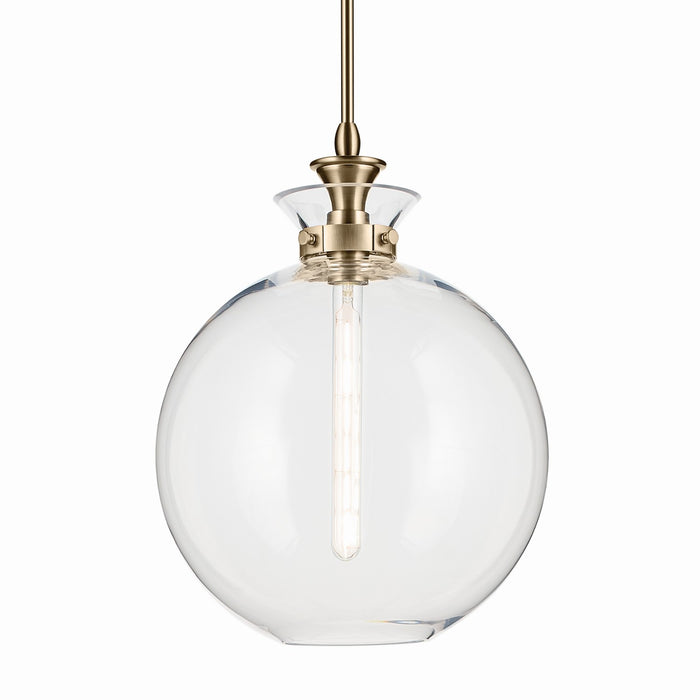 Myhouse Lighting Kichler - 52779CPZCLR - One Light Pendant - Laria - Champagne Bronze