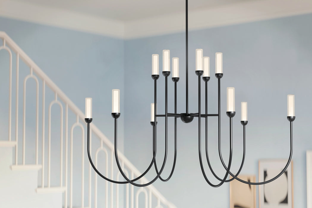 Myhouse Lighting Kichler - 52758BKLED - LED Chandelier - Moraine - Black