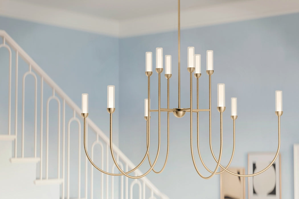 Myhouse Lighting Kichler - 52758CPZLED - LED Chandelier - Moraine - Champagne Bronze
