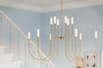 Myhouse Lighting Kichler - 52758CPZLED - LED Chandelier - Moraine - Champagne Bronze