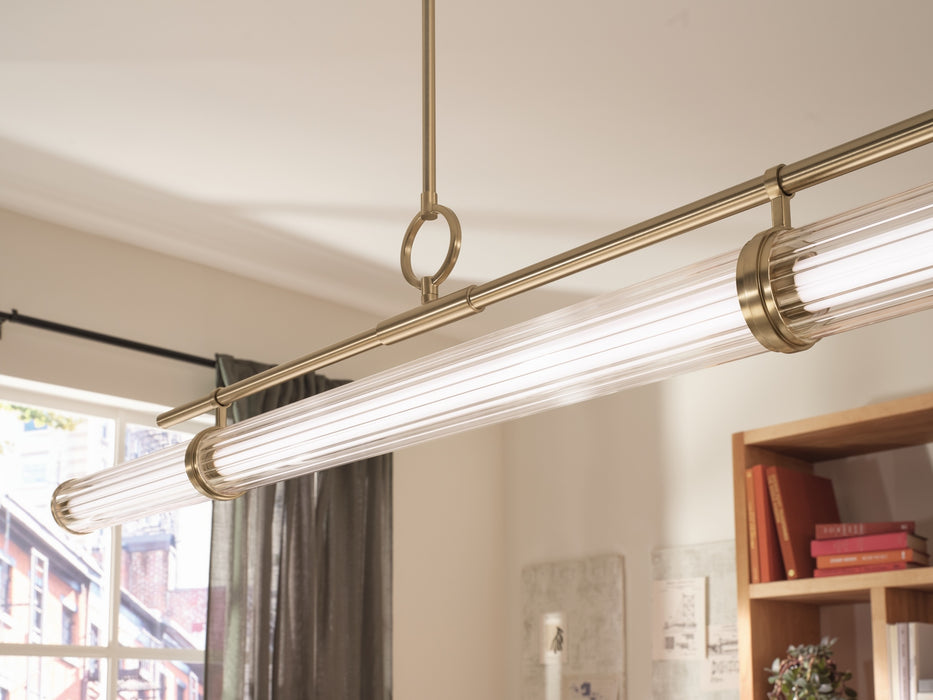 Myhouse Lighting Kichler - 52754CPZLED - LED Linear Chandelier - Riven - Champagne Bronze