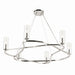 Myhouse Lighting Kichler - 52771PN - Six Light Chandelier - Harpin - Polished Nickel