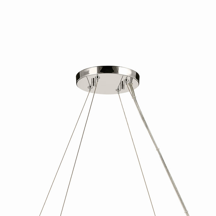 Myhouse Lighting Kichler - 52771PN - Six Light Chandelier - Harpin - Polished Nickel