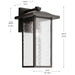 Myhouse Lighting Kichler - 49928OZ - One Light Outdoor Wall Mount - Capanna - Olde Bronze