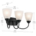 Myhouse Lighting Kichler - 45639BK - Three Light Bath - Jolie - Black