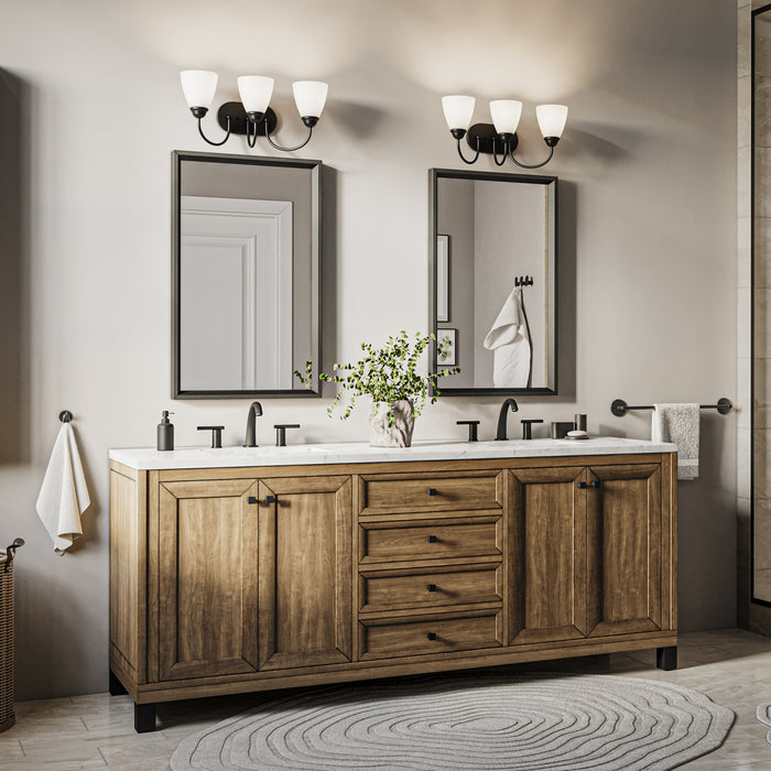 Myhouse Lighting Kichler - 45639BK - Three Light Bath - Jolie - Black