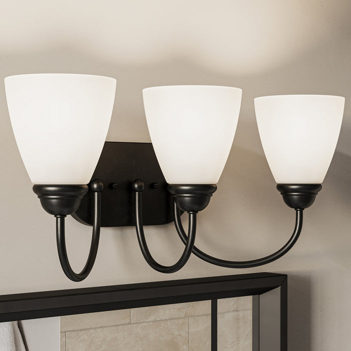 Myhouse Lighting Kichler - 45639BK - Three Light Bath - Jolie - Black