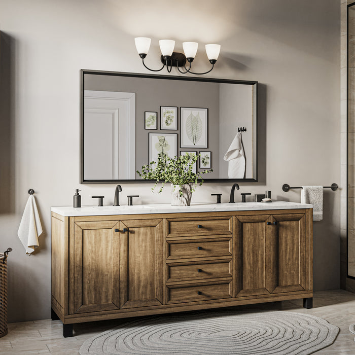 Myhouse Lighting Kichler - 45640BK - Four Light Bath - Jolie - Black