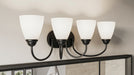 Myhouse Lighting Kichler - 45640BK - Four Light Bath - Jolie - Black