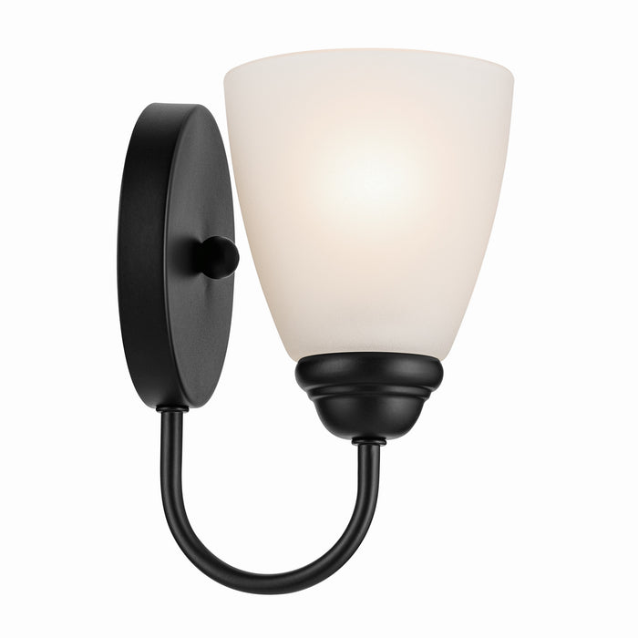 Myhouse Lighting Kichler - 45637BK - One Light Wall Sconce - Jolie - Black