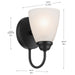 Myhouse Lighting Kichler - 45637BK - One Light Wall Sconce - Jolie - Black