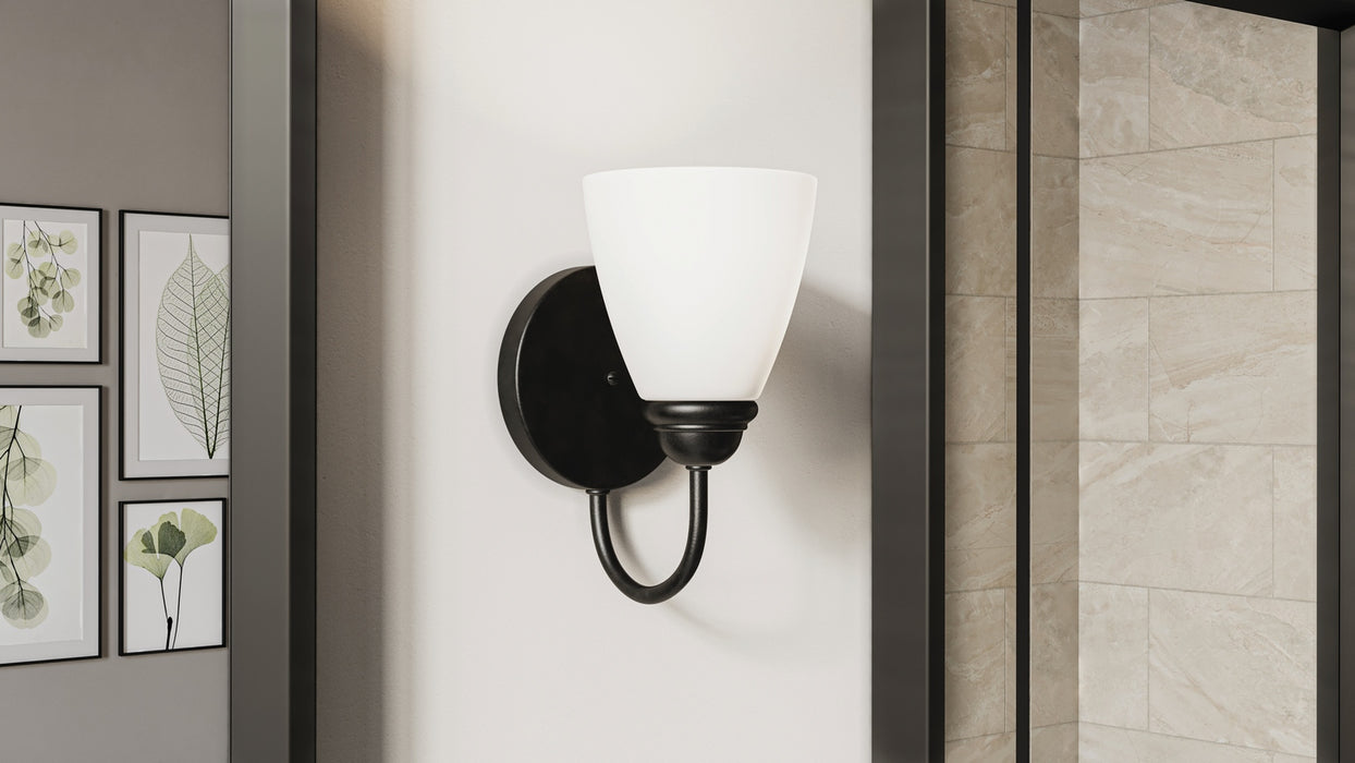 Myhouse Lighting Kichler - 45637BK - One Light Wall Sconce - Jolie - Black