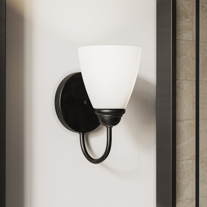 Myhouse Lighting Kichler - 45637BK - One Light Wall Sconce - Jolie - Black