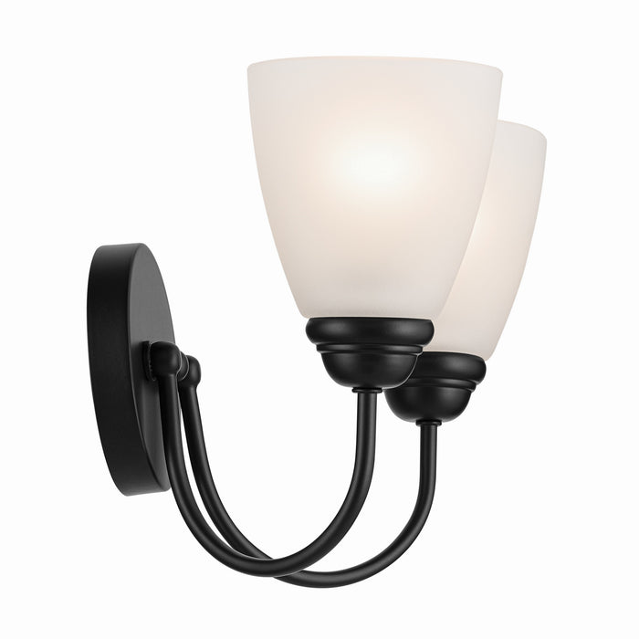 Myhouse Lighting Kichler - 45638BK - Two Light Bath - Jolie - Black
