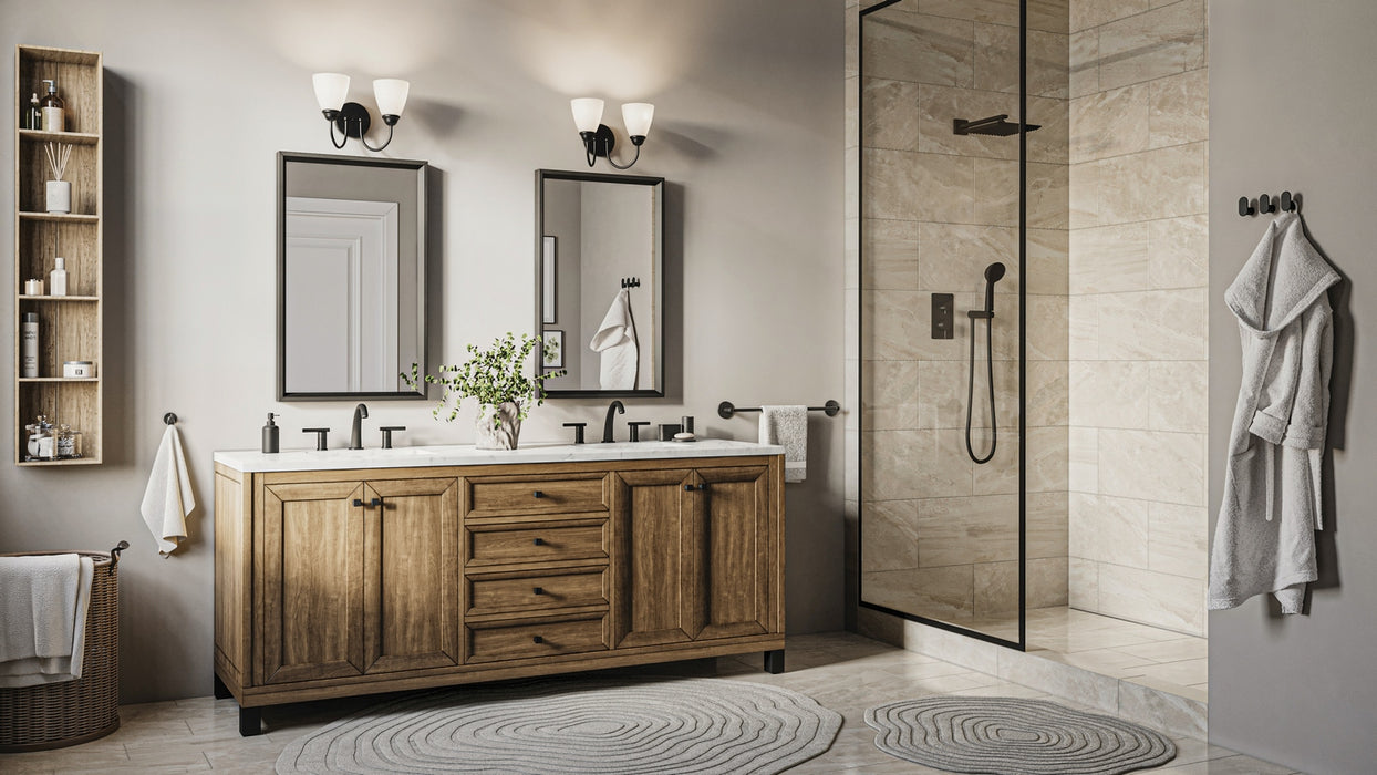 Myhouse Lighting Kichler - 45638BK - Two Light Bath - Jolie - Black