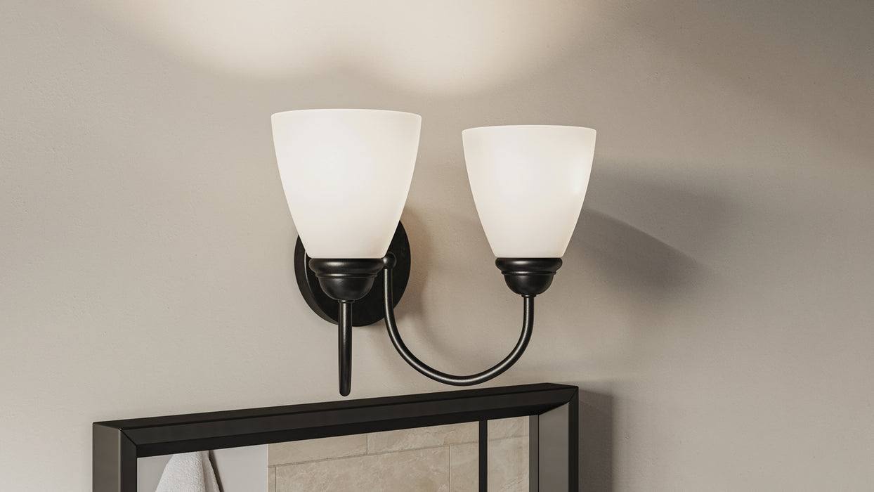 Myhouse Lighting Kichler - 45638BK - Two Light Bath - Jolie - Black