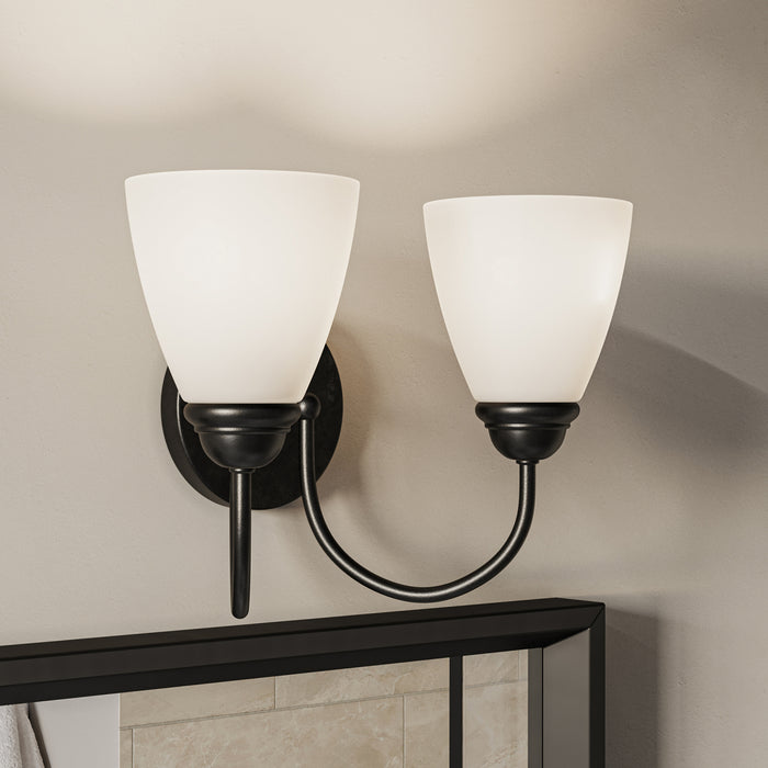 Myhouse Lighting Kichler - 45638BK - Two Light Bath - Jolie - Black