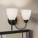 Myhouse Lighting Kichler - 45638BK - Two Light Bath - Jolie - Black