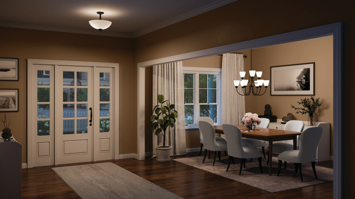 Myhouse Lighting Kichler - 43639BK - Nine Light Chandelier - Jolie - Black
