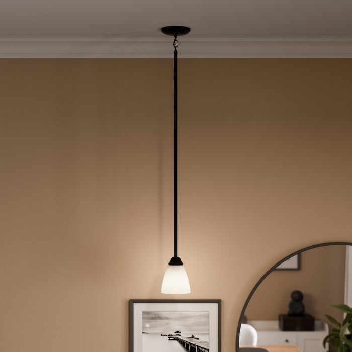 Myhouse Lighting Kichler - 43640BK - One Light Mini Pendant - Jolie - Black