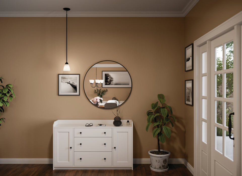 Myhouse Lighting Kichler - 43640BK - One Light Mini Pendant - Jolie - Black
