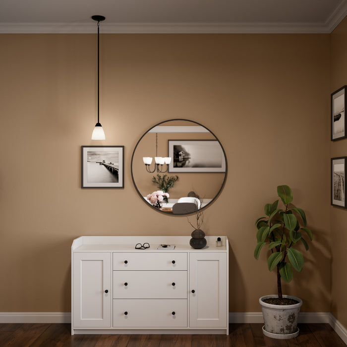 Myhouse Lighting Kichler - 43640BK - One Light Mini Pendant - Jolie - Black