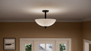 Myhouse Lighting Kichler - 43641BK - Two Light Pendant/Semi Flush - Jolie - Black