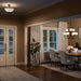 Myhouse Lighting Kichler - 43641BK - Two Light Pendant/Semi Flush - Jolie - Black
