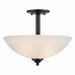 Myhouse Lighting Kichler - 43641BK - Two Light Pendant/Semi Flush - Jolie - Black