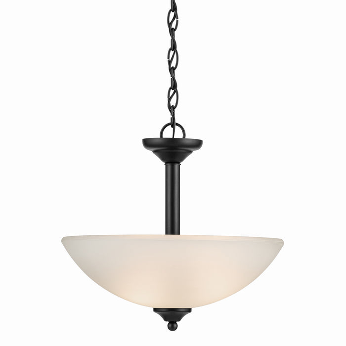 Myhouse Lighting Kichler - 43641BK - Two Light Pendant/Semi Flush - Jolie - Black