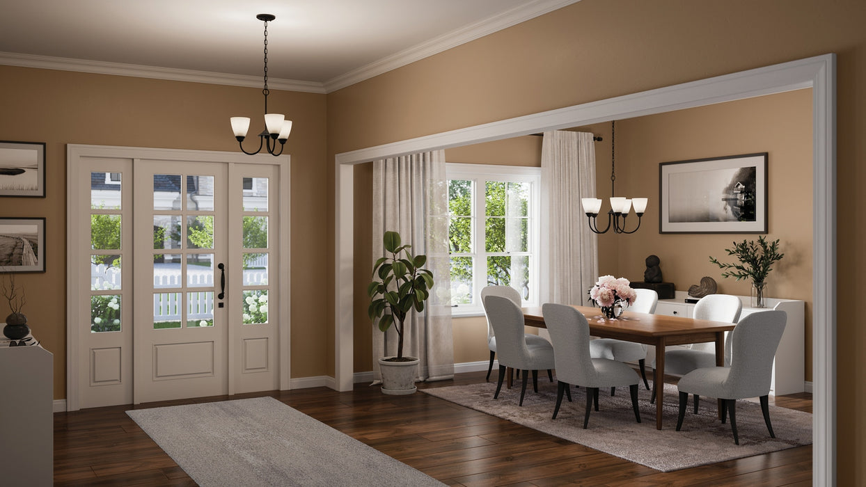 Myhouse Lighting Kichler - 43638BK - Five Light Chandelier - Jolie - Black