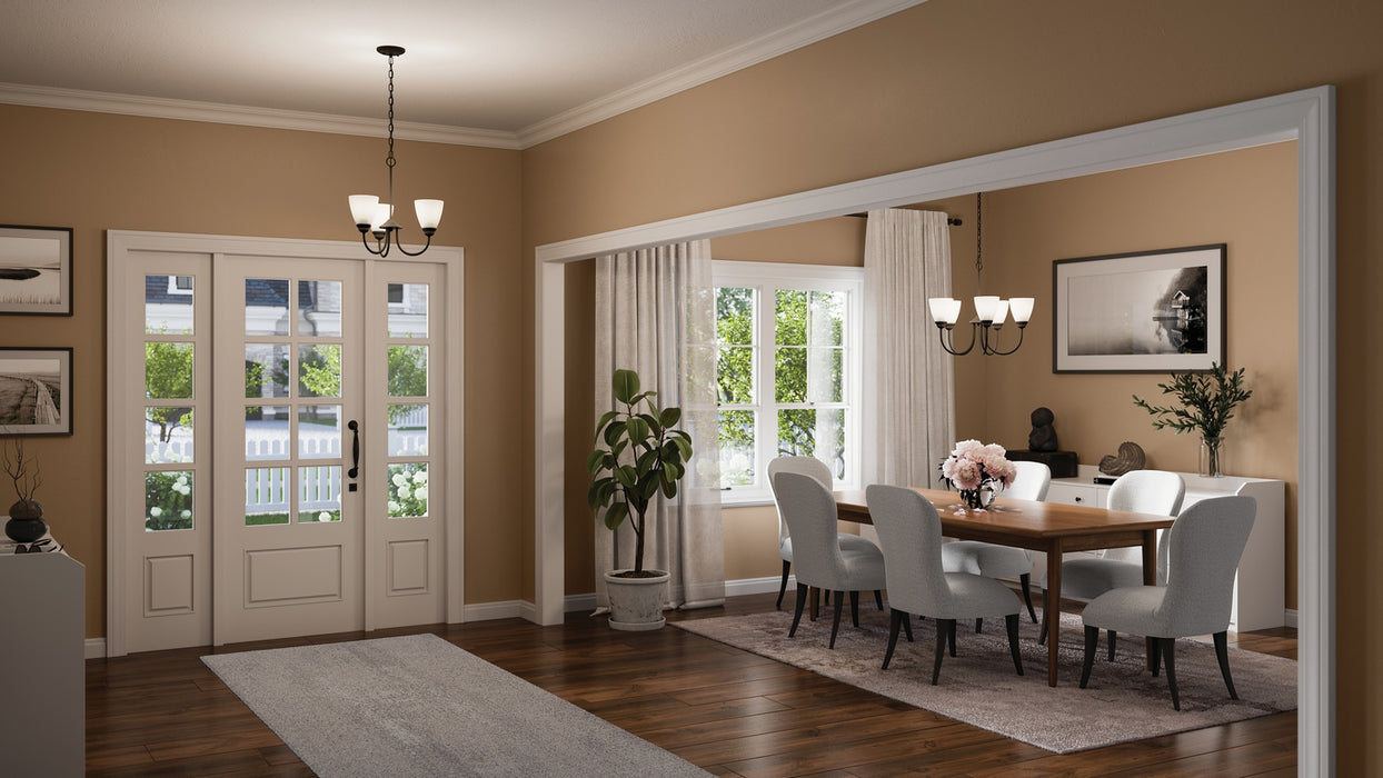 Myhouse Lighting Kichler - 43638BK - Five Light Chandelier - Jolie - Black