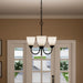 Myhouse Lighting Kichler - 43637BK - Three Light Mini Chandelier - Jolie - Black