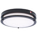 Myhouse Lighting Nuvo Lighting - 62-1891 - LED Flush Mount - Glamour - Black