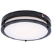 Myhouse Lighting Nuvo Lighting - 62-1891 - LED Flush Mount - Glamour - Black