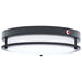 Myhouse Lighting Nuvo Lighting - 62-1891 - LED Flush Mount - Glamour - Black