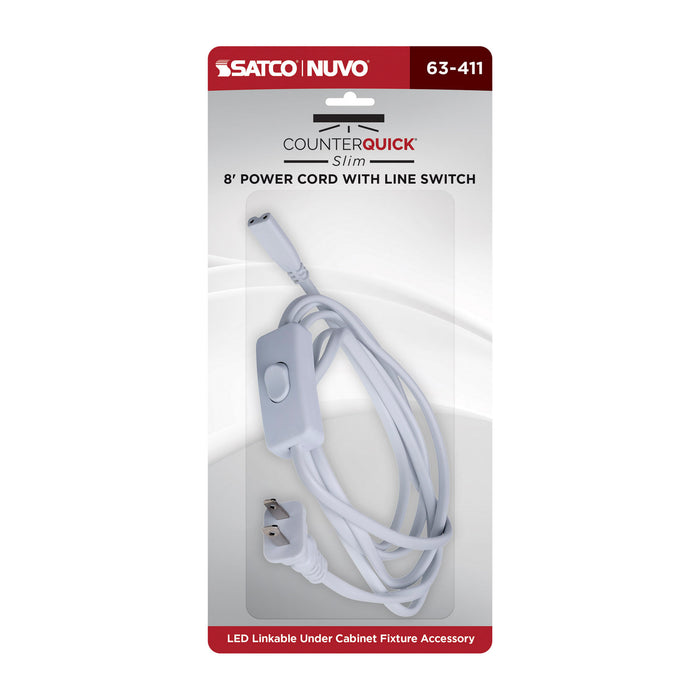 Myhouse Lighting Nuvo Lighting - 63-411 - 8Ft Line Switch & Power Cord - White