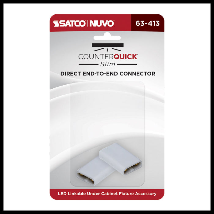 Myhouse Lighting Nuvo Lighting - 63-413 - Direct End-To-End Connectr 2Pc - White