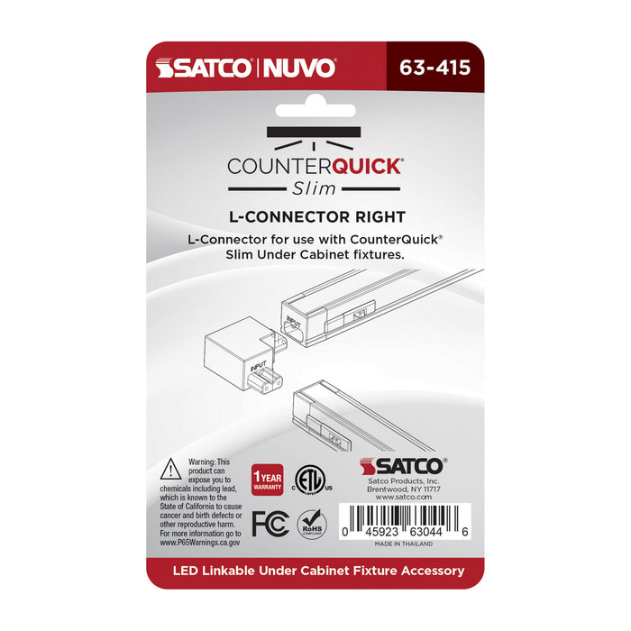 Myhouse Lighting Nuvo Lighting - 63-415 - L-Connector - White