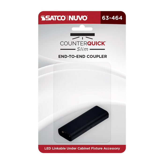 Myhouse Lighting Nuvo Lighting - 63-464 - End-To-End Coupler - Black