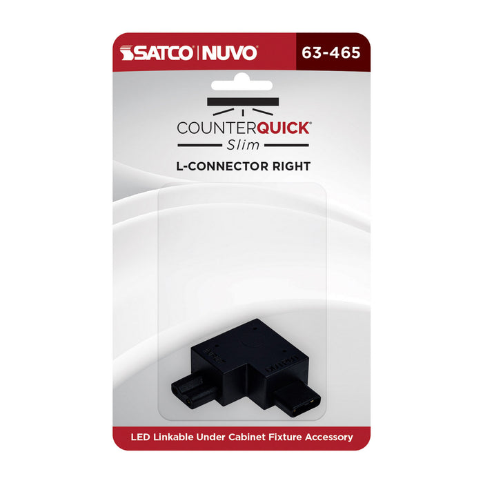 Myhouse Lighting Nuvo Lighting - 63-465 - L-Connector - Black