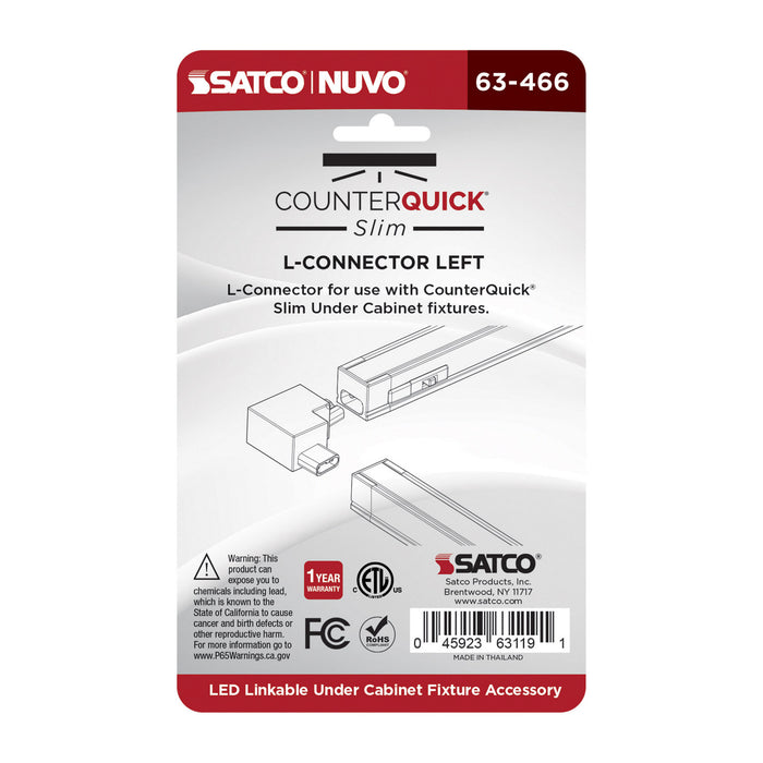 Myhouse Lighting Nuvo Lighting - 63-466 - L-Connector - Black