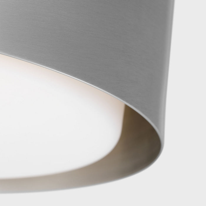 Myhouse Lighting Visual Comfort Studio - DJF1051BS - One Light Flush Mount - Dartmore - Brushed Nickel
